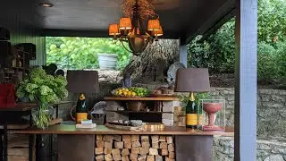 Bars, Art and Hydrangea Tables