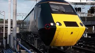 TSW3 GWR Class 43 Intercity High-Speed Train Leaving London Paddington for Swansea#class43 #gwr #hst