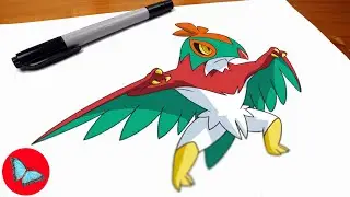 How To Draw Pokemon - Hawlucha - Easy Step by Step