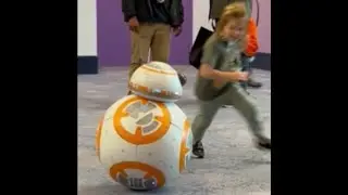 My BB 8 entertaining a little girl at SWCA2022
