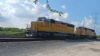 UP 1416 GP40N & UP 1740 SD40N