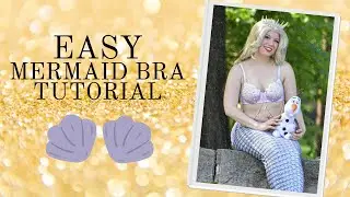 EASY Mermaid Bra DIY | Making a Winter Inspired Mermaid Top