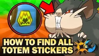 How To Find All 100 Totem Stickers In Pokemon Ultra Sun And Ultra Moon (Location Guide)