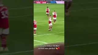 Trossard Full Debut for Arsenal Vs Manchester United! #trossard #arsenal #arsenalfc #football