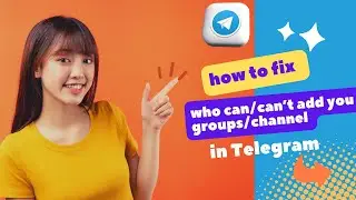 how to stop someone on telegram adding you in groups/channels| telegram group/telegram settings.