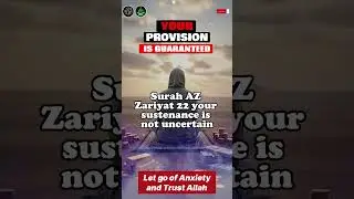 Your provision is guaranteed. Are you Worried About Money? Allah Already Wrote Your RISQ