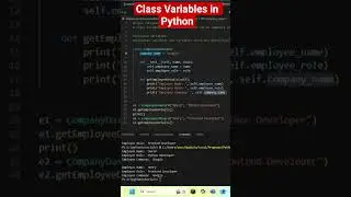 Class Variables vs Instance Variables in Python 