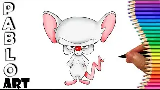 How to Draw Brain  - Pinky and the Brain  | Learn to Draw  step by step