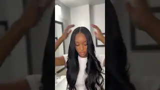 Easy to curl Straight Glueless wig #shorts #hair #wigs #curls #makeup