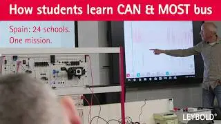 Future-ready automotive training: LEYBOLD CAN & MOST bus systems in 24 spanish schools!