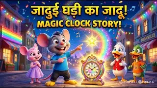 जादुई घड़ी का जादू  | Friendship & Bravery Story for Kids | मज़ेदार बच्चों की कहानी| moral story