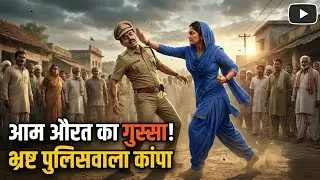 एक आम लड़की vs पूरा सिस्टम | गांव की सबसे खतरनाक कहानी #ai #viral #trending #ias #army #cartoon 