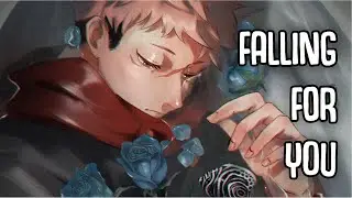 「Nightcore」&rarr; falling for you (Lyrics) by Jake Banfield