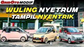 Serempak Pamer Modifikasi Mobil Listrik Wuling Air ev, Bikin Mata Melirik | Modifikasi Mobil