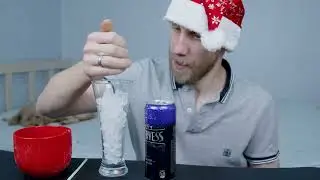 New Year's experiments from sound therapist Mike ASMR with ice figurines
