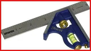 IRWIN Tools Combination Square, Metal-Body, 6-Inch (1794468)