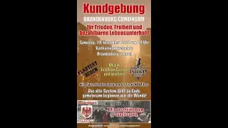 🔴 Live | #Brandenburg | Demonstration mit Esteban Cortez 19.11.2022