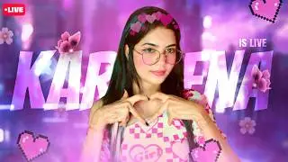 🔴[Live]  Free Fire ID Reaction 👑 rank push custom challenge👧 Girl Gamer ❤️
