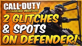 COD Advanced Warfare - 2 Glitches & Hiding Spots on Defender (AW Glitch Spots)