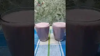 Raspberry Milk Shake 🤤 |Healthy Shake 😋 | #fouziaskitchen #wesaveyourmoney #food #cooking #milkshake