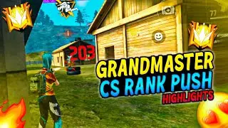 Clash Squad Rank Top 1 🥇| Cs Rank Push Highlights | cs Ranked Grandmaster | Garena Free Fire