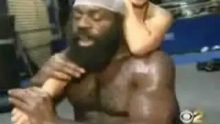 Sharon Tay in training with Kimbo Slice