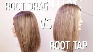 ROOT TAP OR  ROOT DRAG/ TURN HIGHLIGHTS IN BALAYAGE