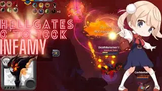 ⚔️0 TO 100K INFAMY WITH HELLSPAWN ALBION ONLINE HELLGATES⚔️ *Full Video*