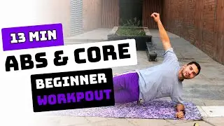 🔥13MIN - Killer Abs & Core Workout at Home | No Equipment | 40s On / 15s Off