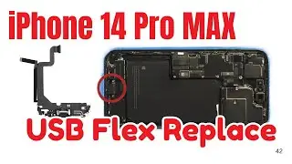iPhone 14 Pro MAX USB Flex Replace | iPhone 14 Pro Not Charging | USB is Not Working / Noor telecom