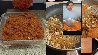 Gajar Ka Halwa Recipe | सर्दियों का खास देसी हलवा 😋 #food #indianfood #recipe
