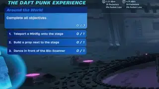 Daft Punk Around The World, Teleport, Build, + Dance Objectives, Fortnite