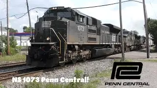 NS 1073 Penn Central Heritage Unit Leading!