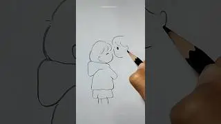 cute couple drawing #animeeart #coupledrawing #cutedrawing