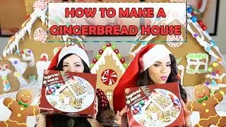 HOW TO MAKE A GINGERBREAD HOUSE ❤ with SPANKIEVALENTINETV