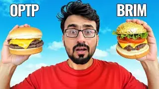 Brim Burgers vs OPTP Burgers🍔 Desi Reaction and Review😲