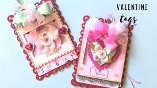 Valentine Tags Tutorial DIY Valentine Crafts  Valentine Gifts Tutorial SCRAPBOOKING | Iralamija