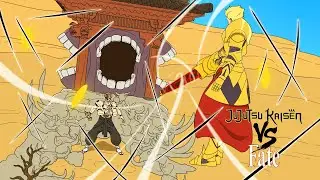 Sukuna VS Gilgamesh | Jujutsu Kaisen VS Fate Animation