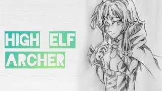 Desenhando high elf archer