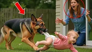 Mother Left Her Baby Alone with German Shepherd for Just Seconds &mdash; What She Saw Next Shocked Her!