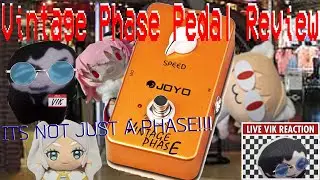 Joyo Vintage Phase Pedal Review and Demonstration On A Synth
