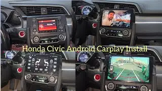 How to install the Android touchscreen stered radio for Honda Civic 2020 