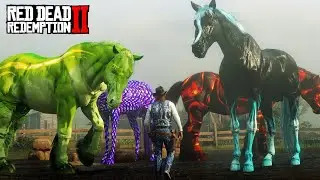 The Best Tamer: Arthur Morgan Discovers Emerald Ranch Full of Giant Horses