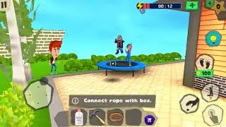 Scary robber home clash troll Lester with explosives, super funny (iOS, android)