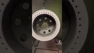 Powder coating Beadlock wheels 2 tone #powdercoating #shorts #tiktok #transformation #powdercoat