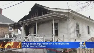 Police, Firefighters Rescue 2 People Trapped In Nahant House Fire