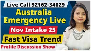 Australia Study Visa Updates 25 | Australia Embassy New Rules 25 | Nov Intake 25 | Fast Visa Trend