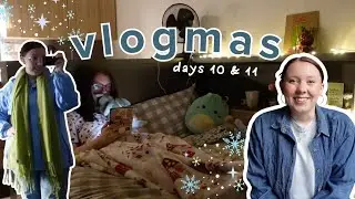 book haul, cozy evenings, & lots of writing — VLOGMAS days 10 & 11