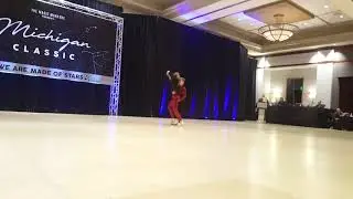 Seth Meyer and Hannah Meyer  ProAm routine Michigan Classic 2018 1st place
