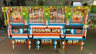 Tractor Trolley Painting Work / How TO Do Painting Work On Trolley ...